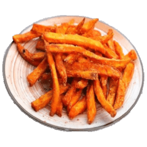 Krokante zoete aardappel friet